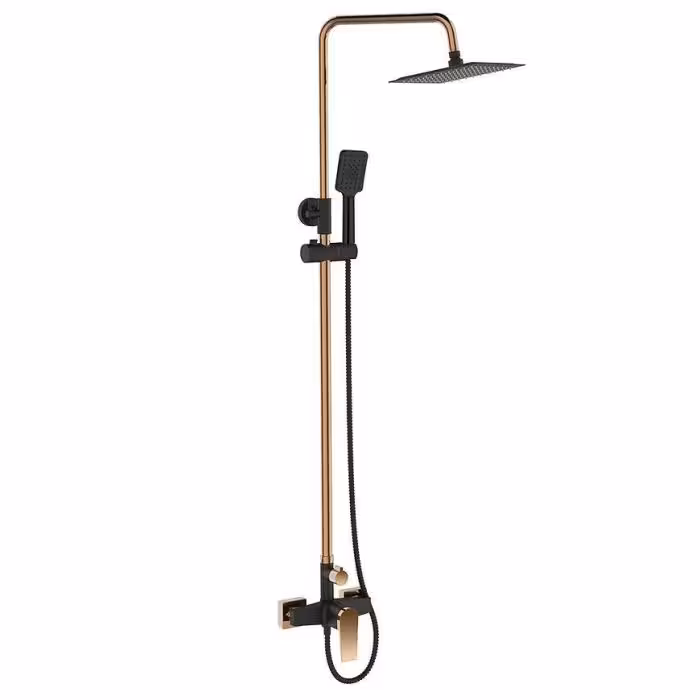Kolumna natryskowa Midnight black/gold rose