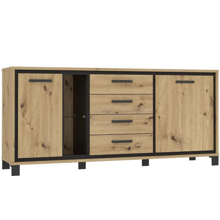 Komoda L Trondheim 2D4S TDHK242L Dąb Artisan