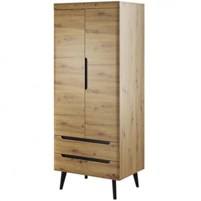 Szafa dwudrzwiowa Nordi NSZ80 dąb artisan