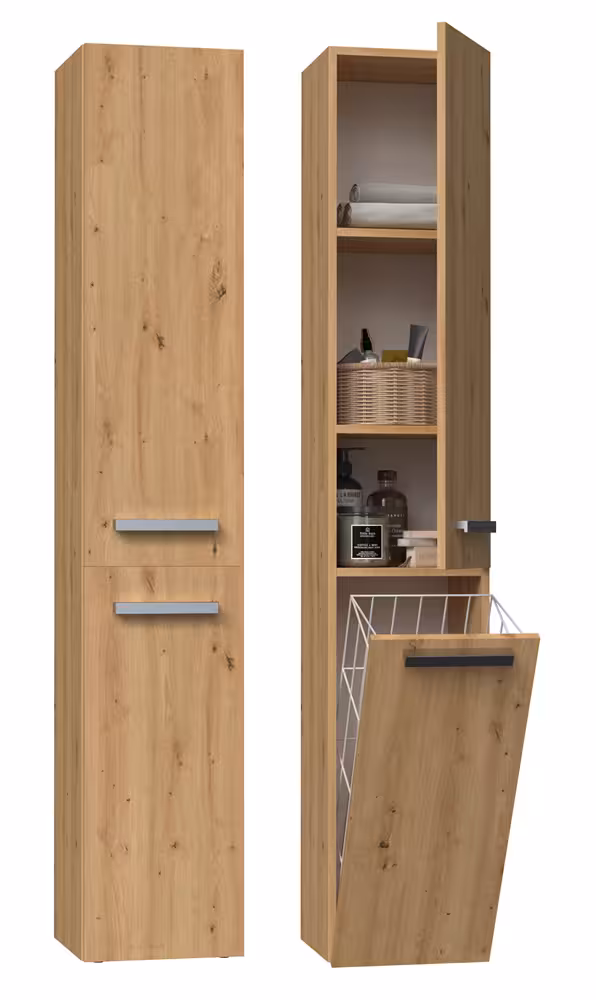 Słupek łazienkowy Luiza 4 dąb artisan