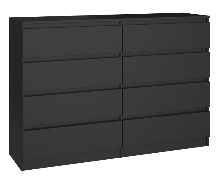 Komoda Umo P8 140 (czarny)