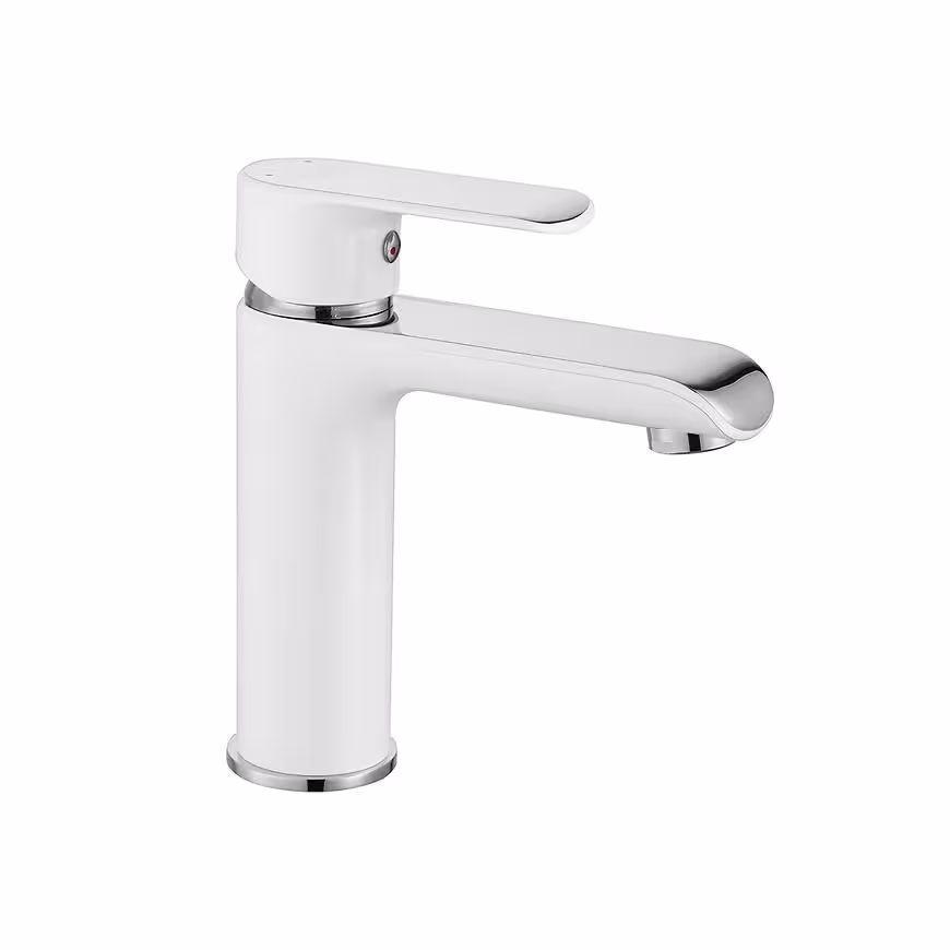 Bateria bidetowa Rea Bloom biała chrom