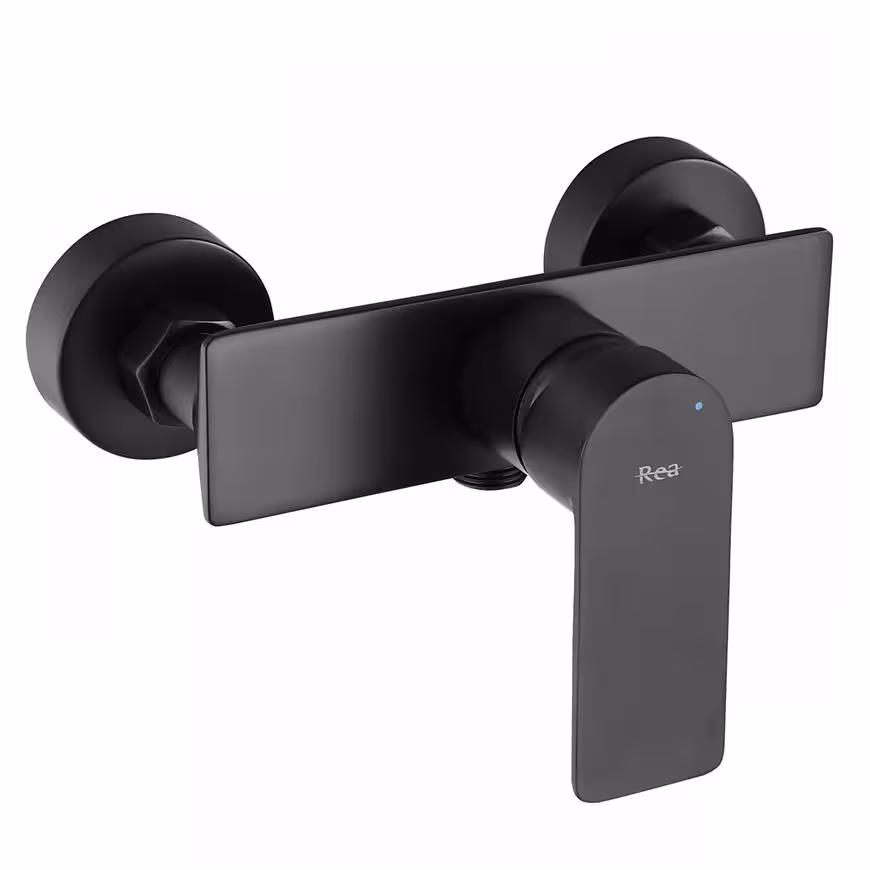 Bateria natryskowa z zestawem wannowym Rea Urban czarna
