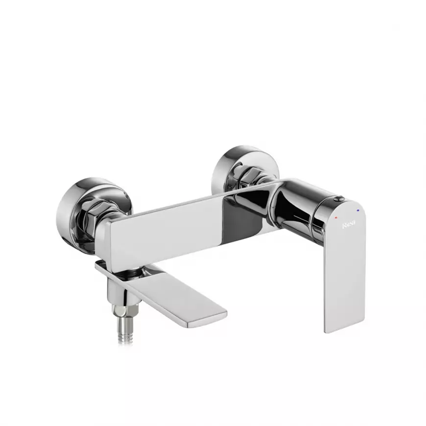 Bateria wannowa z zestawem wannowym Rea Storm chrom