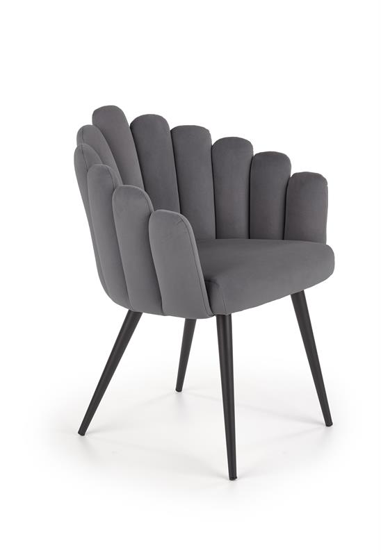 Krzesło Florek popiel velvet