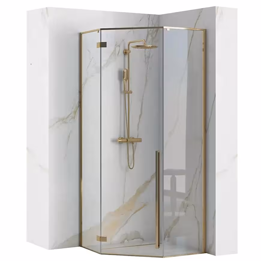 Kabina prysznicowa Diamond gold 90x90x195