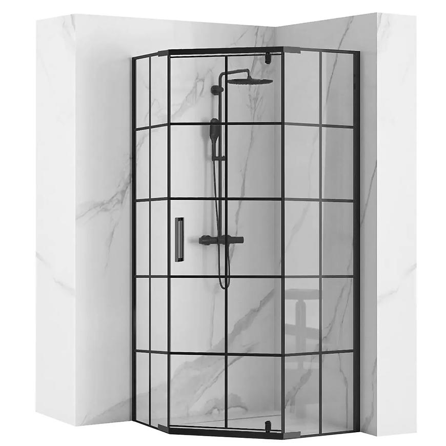 Kabina prysznicowa Hex black 80x80x195