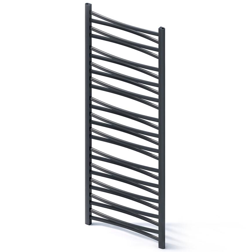 Grzejnik łazienkowy Łezka 3D Ł3D 26/40 czarny 1435x440 mm