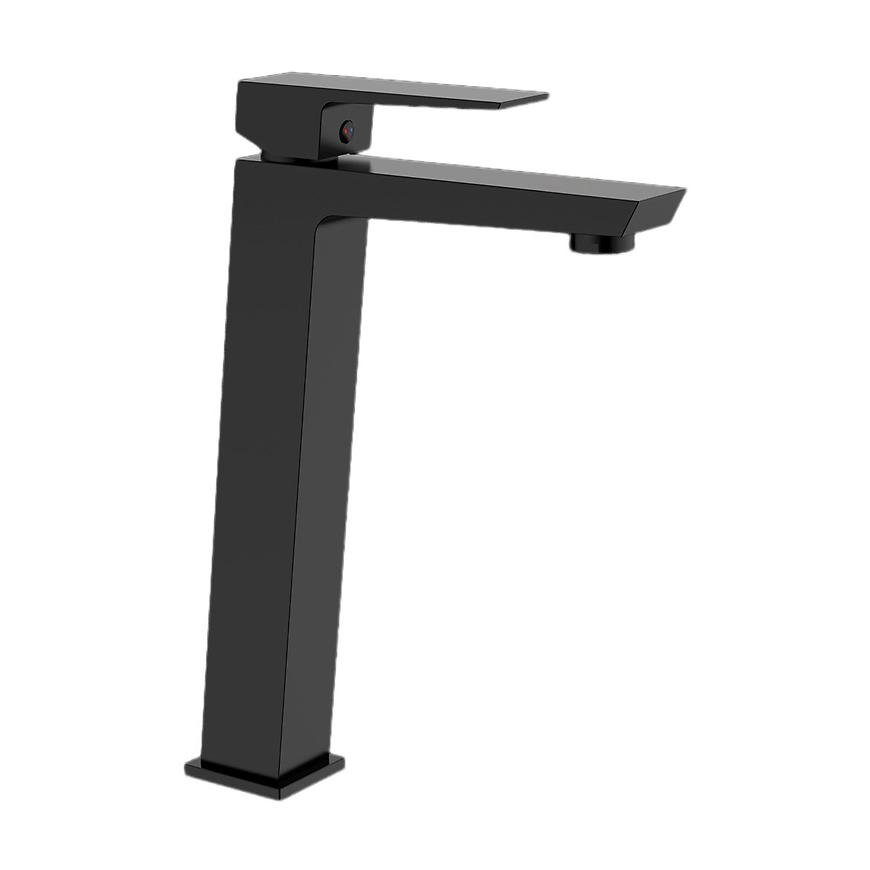 Bateria umywalkowa wysoka Paros BU-09-W04-A czarna
