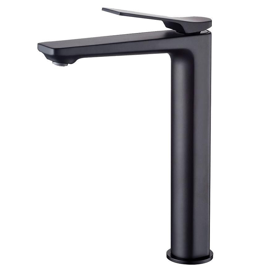 Bateria umywalkowa wysoka Neri BU-01-W04-L czarna