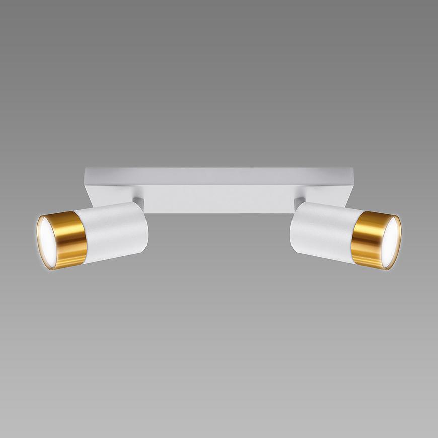 Lampa PUZON SPT GU10 2L WHITE/GOLD 04124 LS2