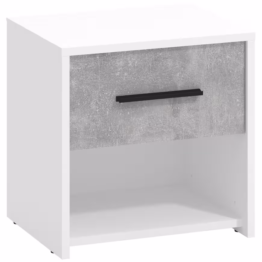 Szafka nocna Varadero beton/biały 2NO1F 11011619