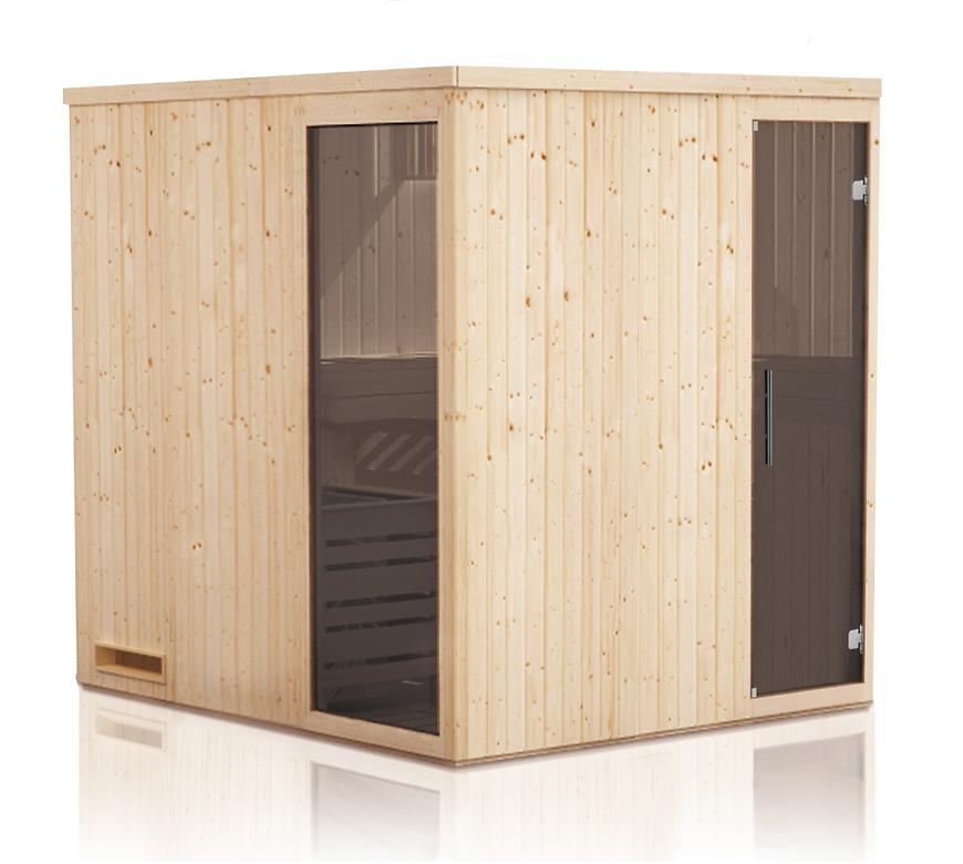 Sauna PERHE 2018 V + witryna
