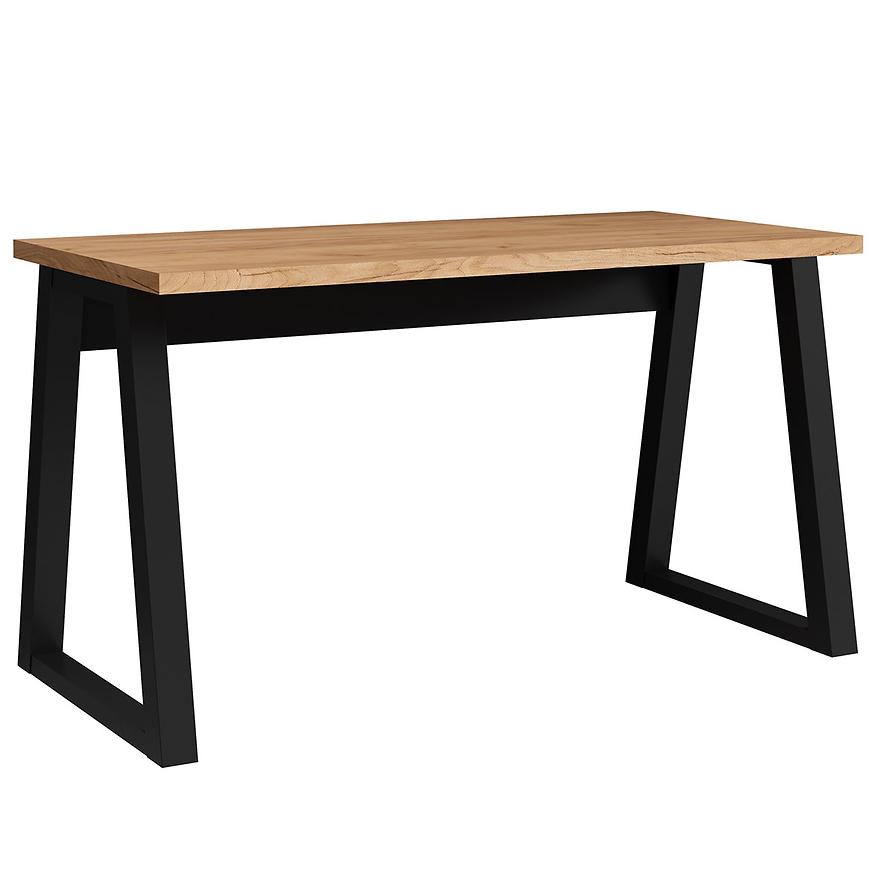 Biurko Iga Dąb Craft / Czarny Mat