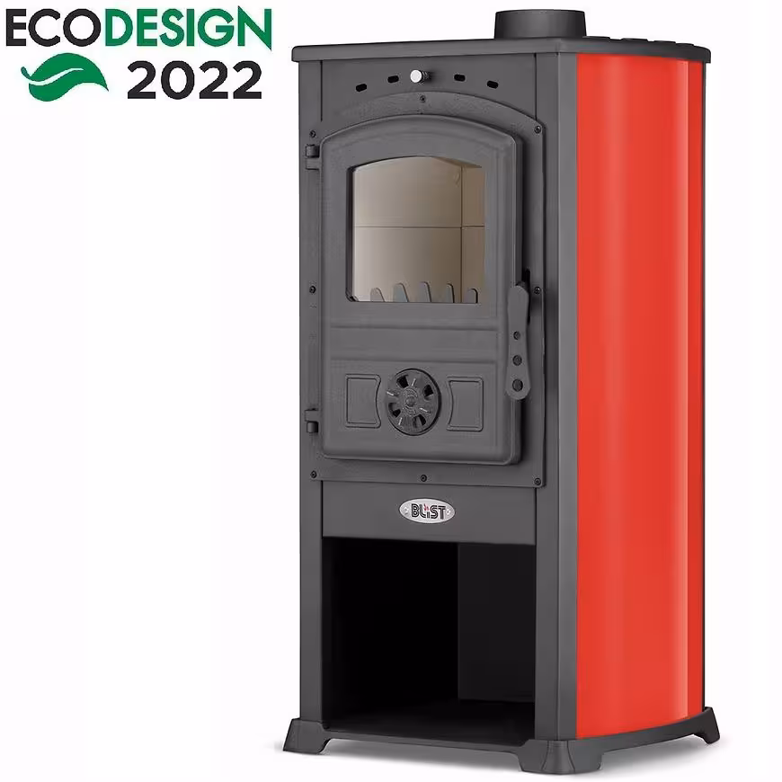 Piec kominkowy ŻAR czerwony 7,5kW