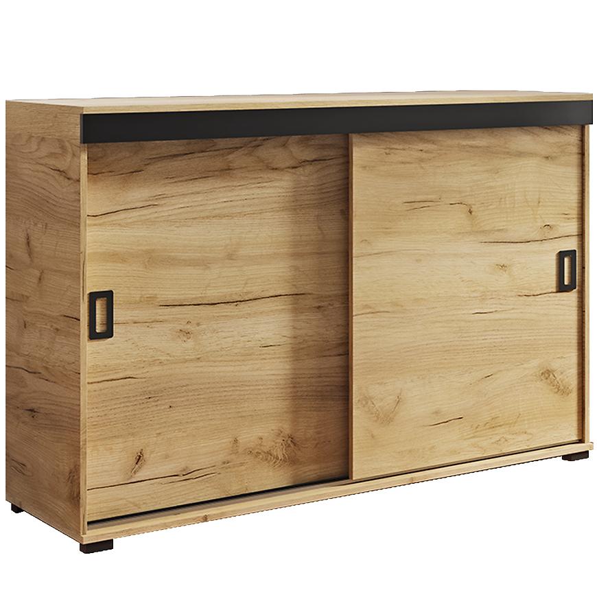 Komoda Retro 120 Craft + Czarne Uchwyty