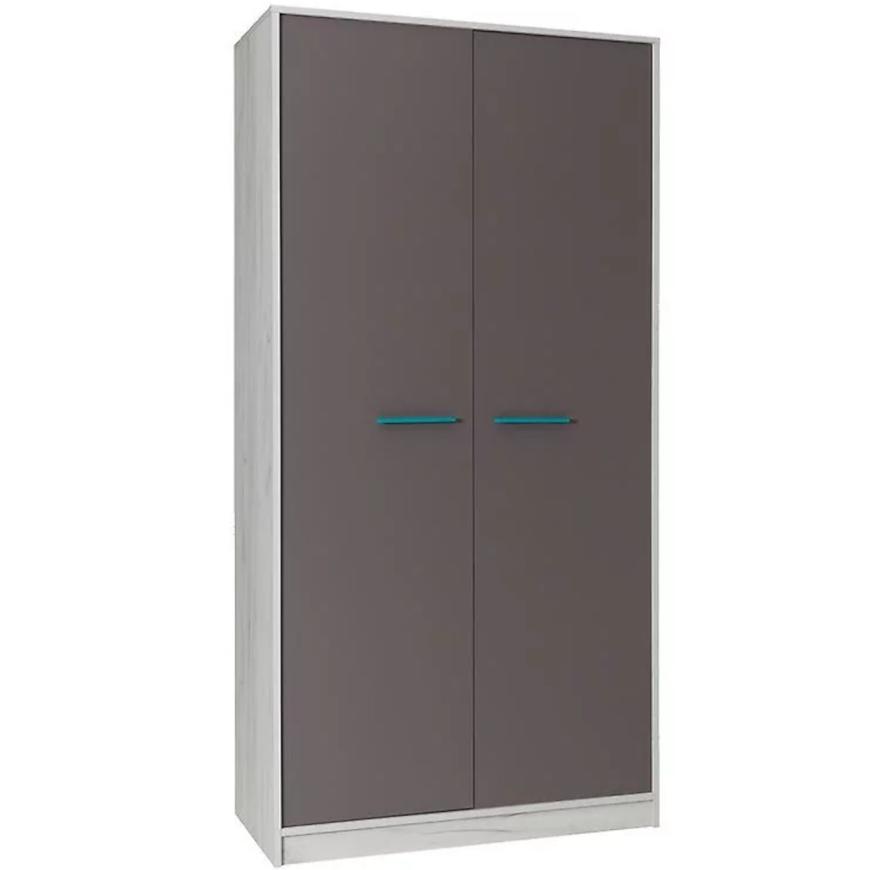 Szafa Rest R02 popiel/dąb biały 96 cm