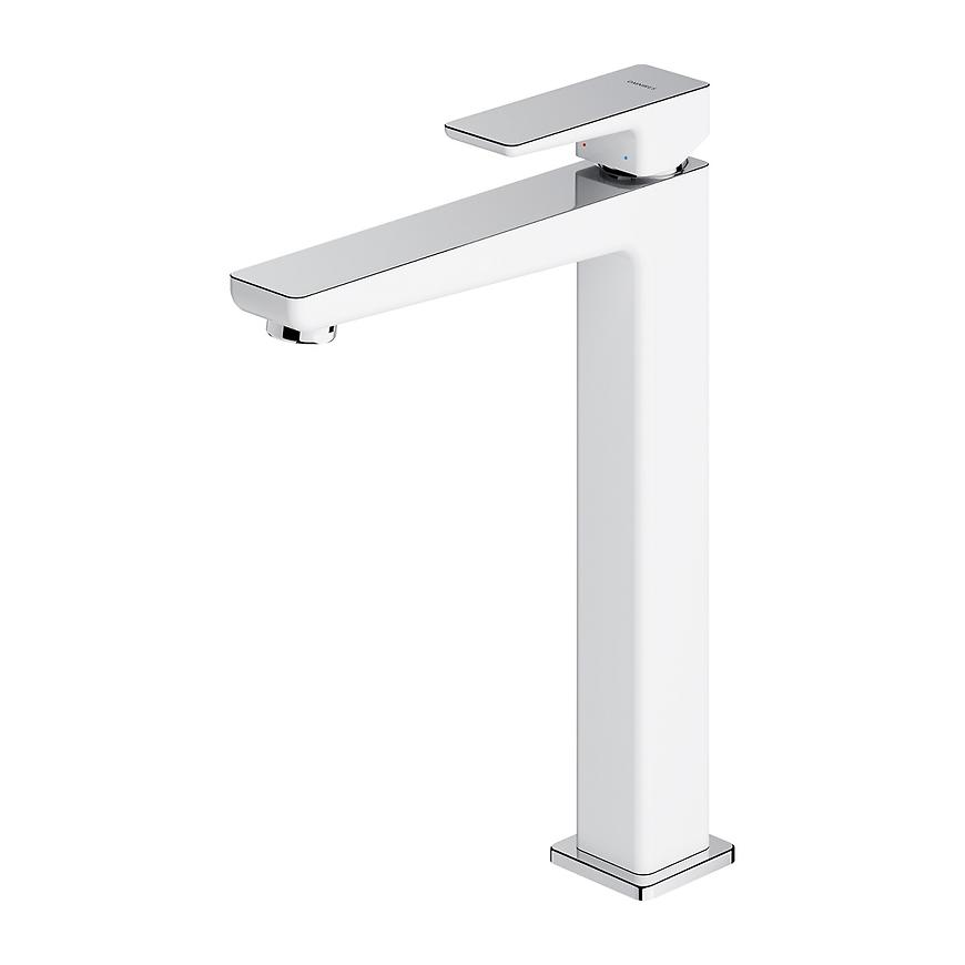 Bateria umywalkowa wysoka biały/chrom Parma