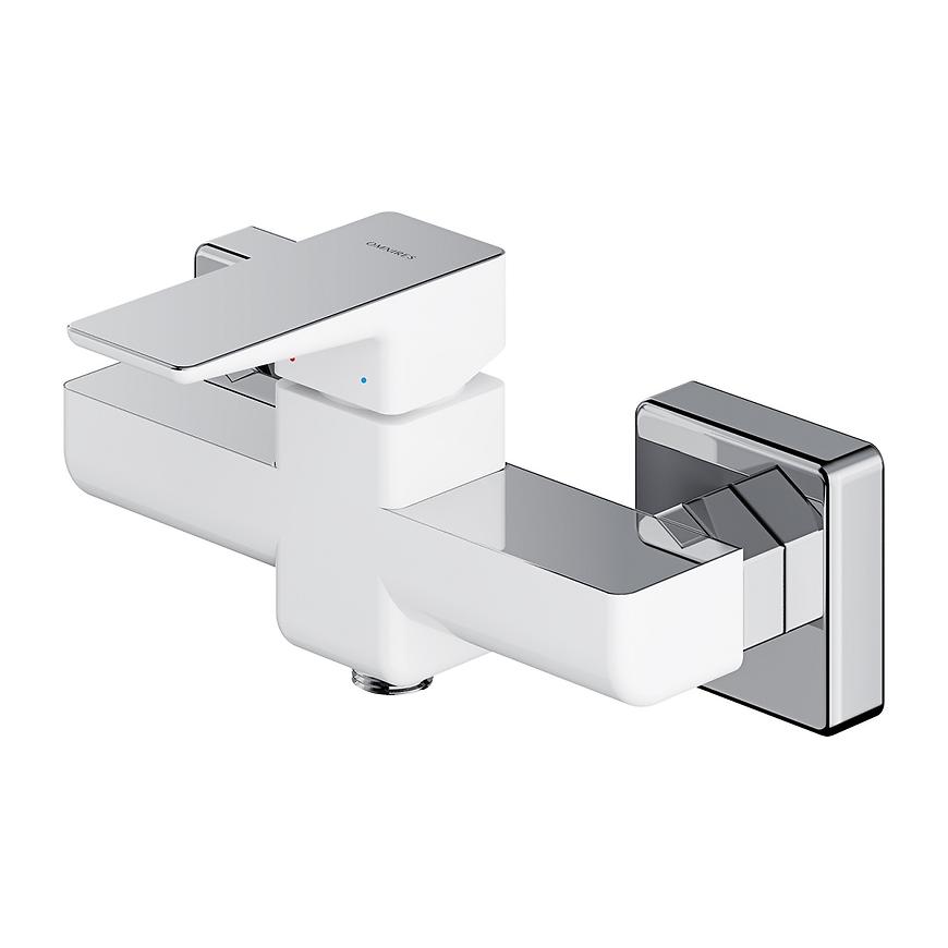 Bateria prysznicowa Parma biały/chrom