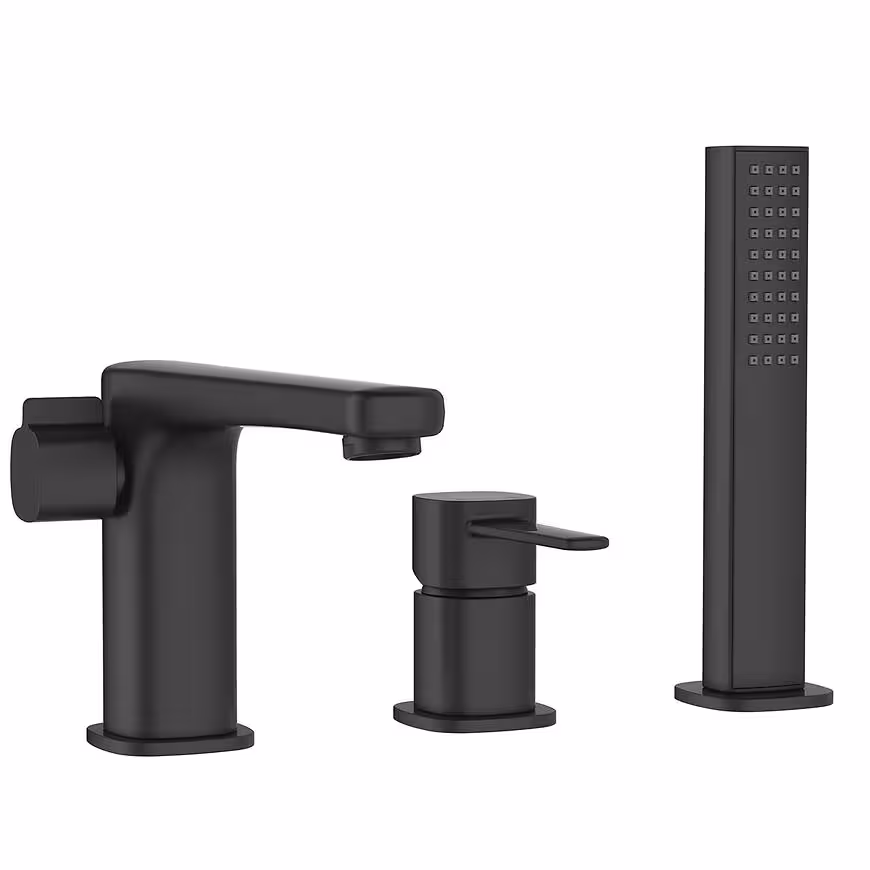 Bateria nawannowa 3-otworowa trend czarna