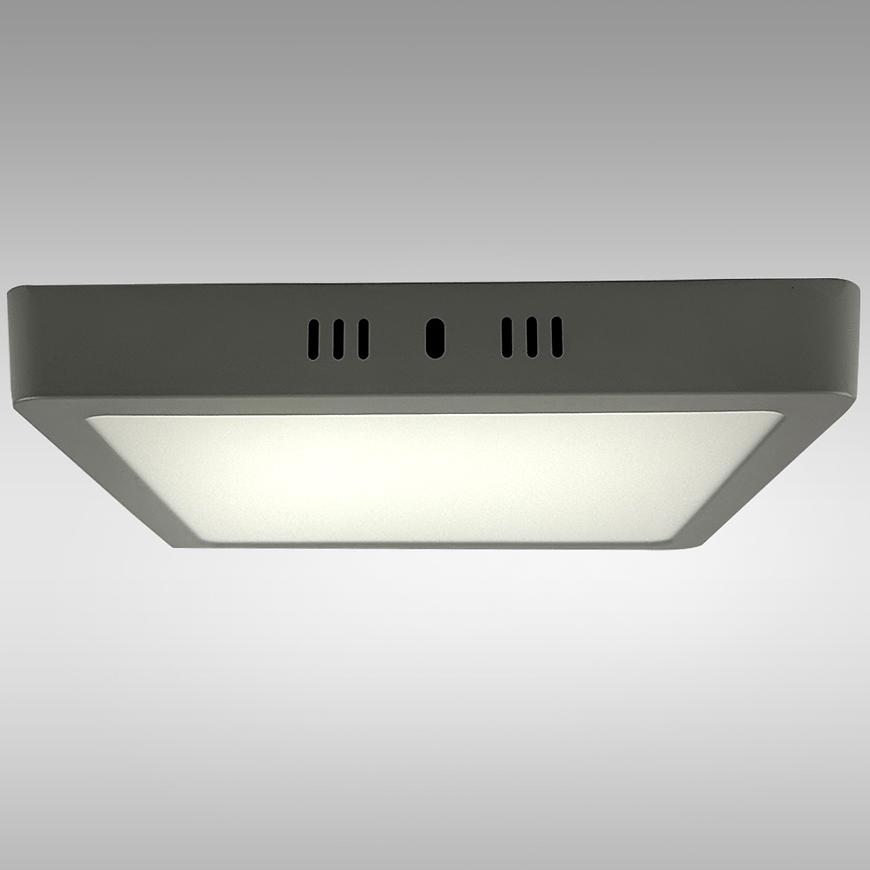 Panel LED BLOCK 18W 4200K Kwadrat Jasno szary