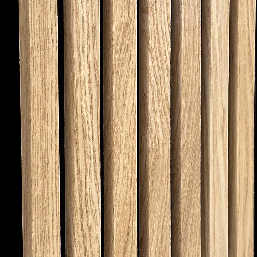 Akustyczne lamele na filcu dąb naturalny fornir 300x2650mm