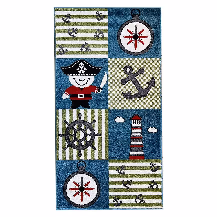 Dywan Frisee Soft Kids 0,8/1,5 0450A Niebieski