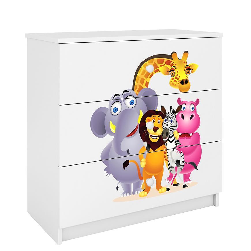 Komoda Dla Dzieci Babydreams Biały – Zoo
