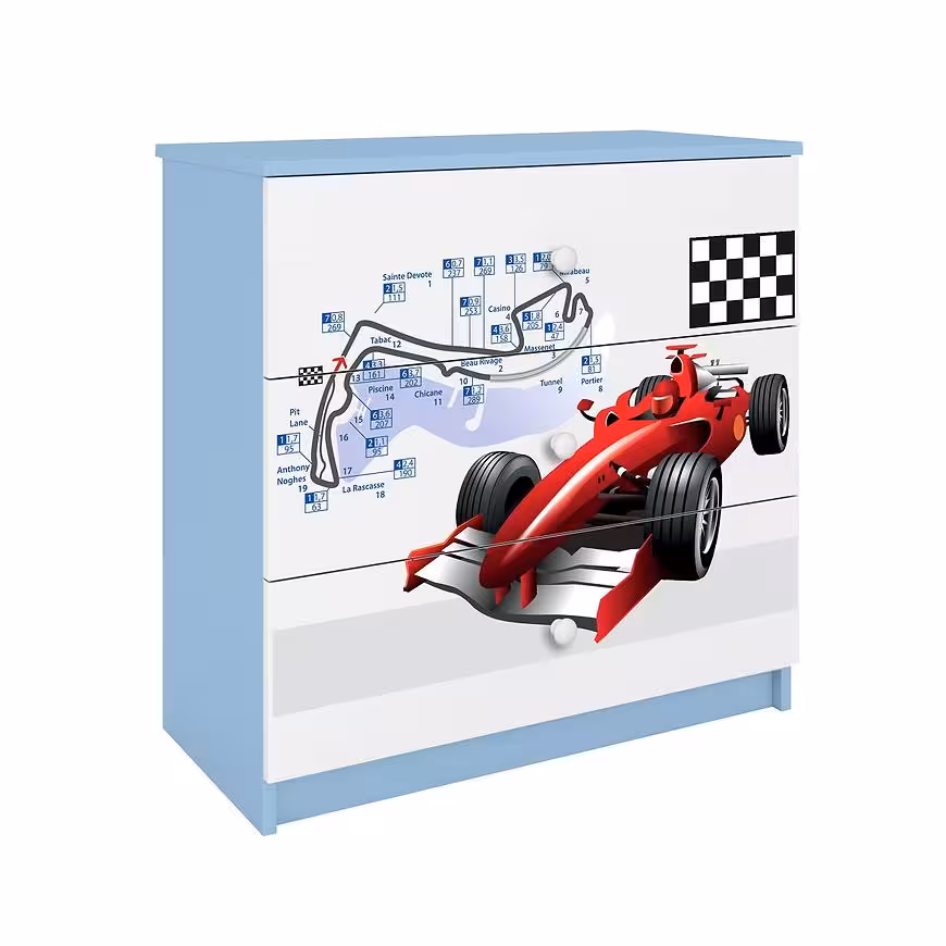 Komoda Dla Dzieci Babydreams Niebieski – Formuła