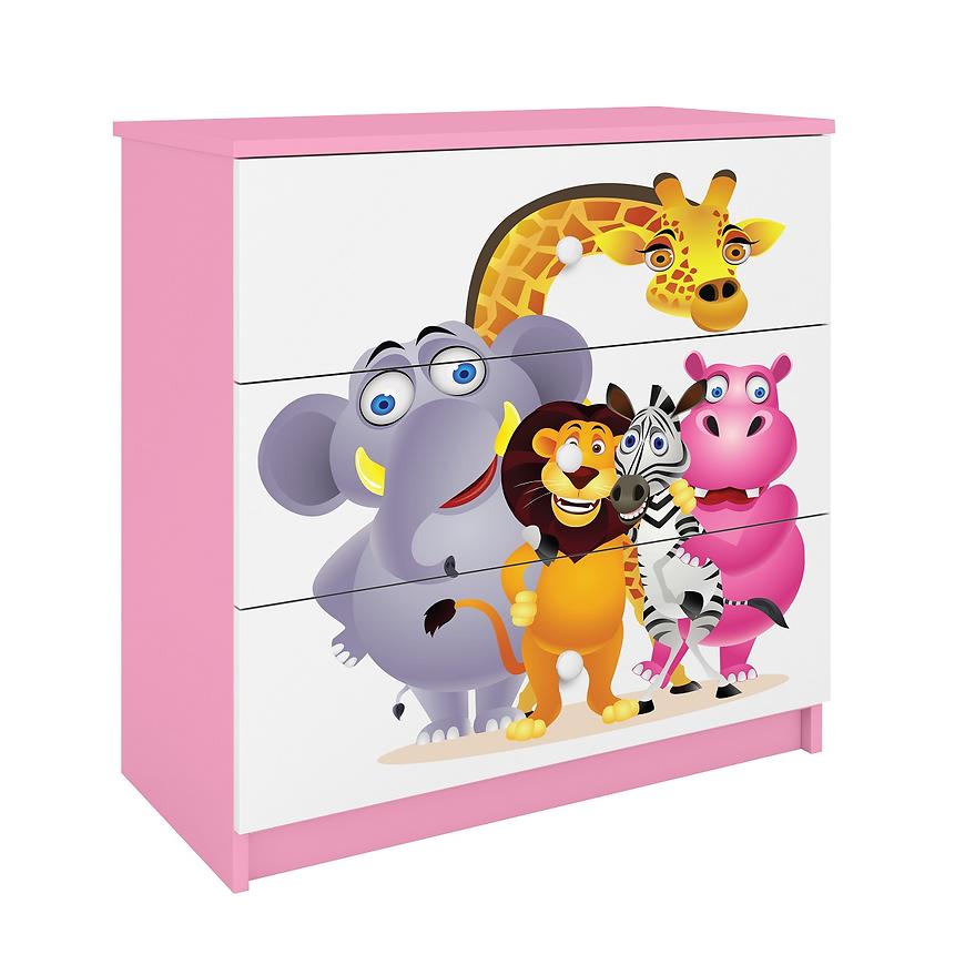 Komoda Dla Dzieci Babydreams Różowy – Zoo