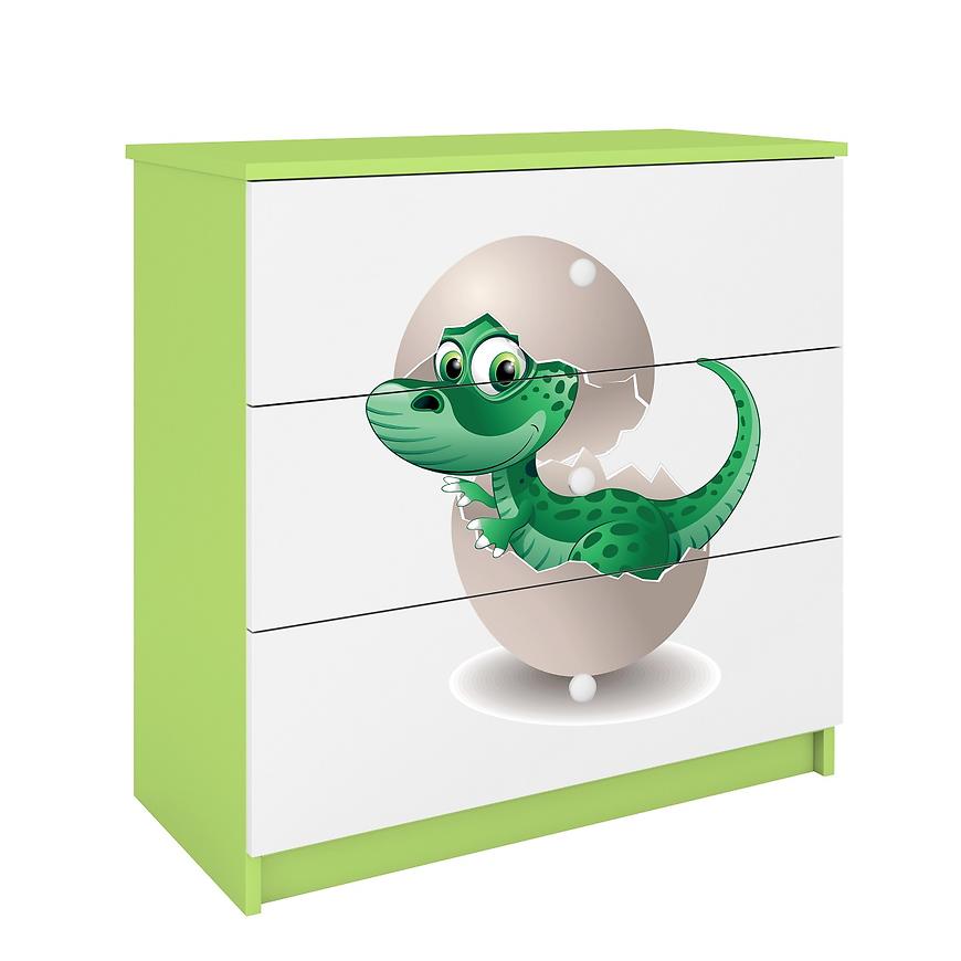 Komoda Dla Dzieci Babydreams Zielony – Dino