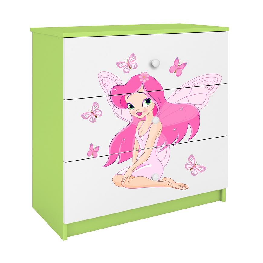 Komoda Dla Dzieci Babydreams Zielony – Wróżka 1