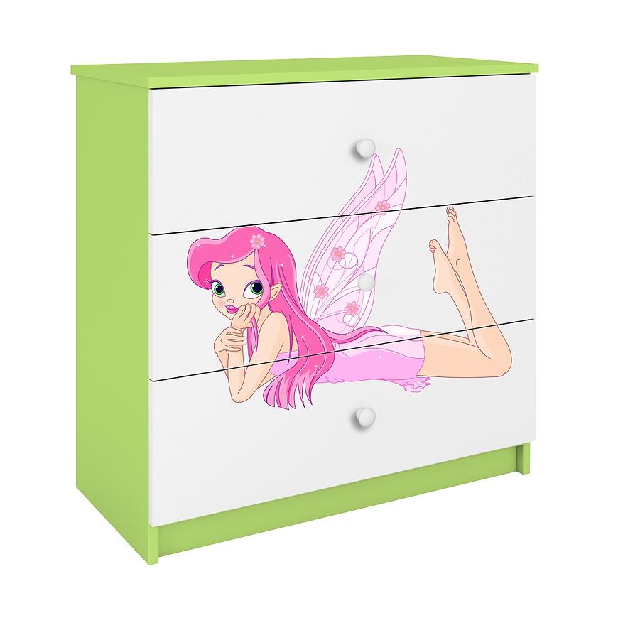 Komoda Dla Dzieci Babydreams Zielony – Wróżka 2