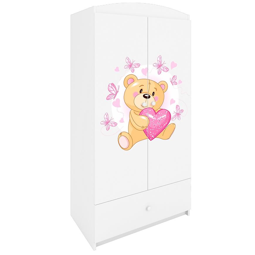 Szafa Babydreams Biały – Miś Motyl