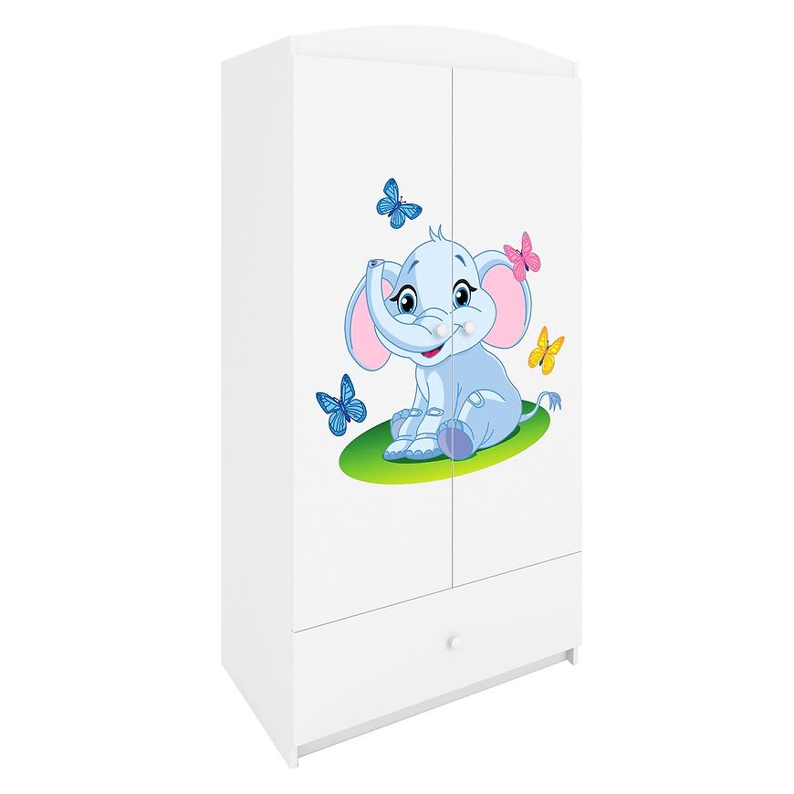 Szafa Babydreams Biały – Słonik