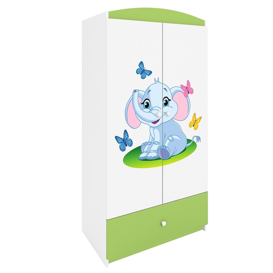 Szafa Babydreams Zielony – Słonik