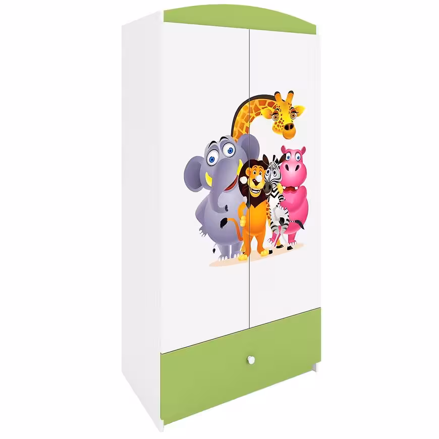 Szafa Babydreams Zielony – Zoo