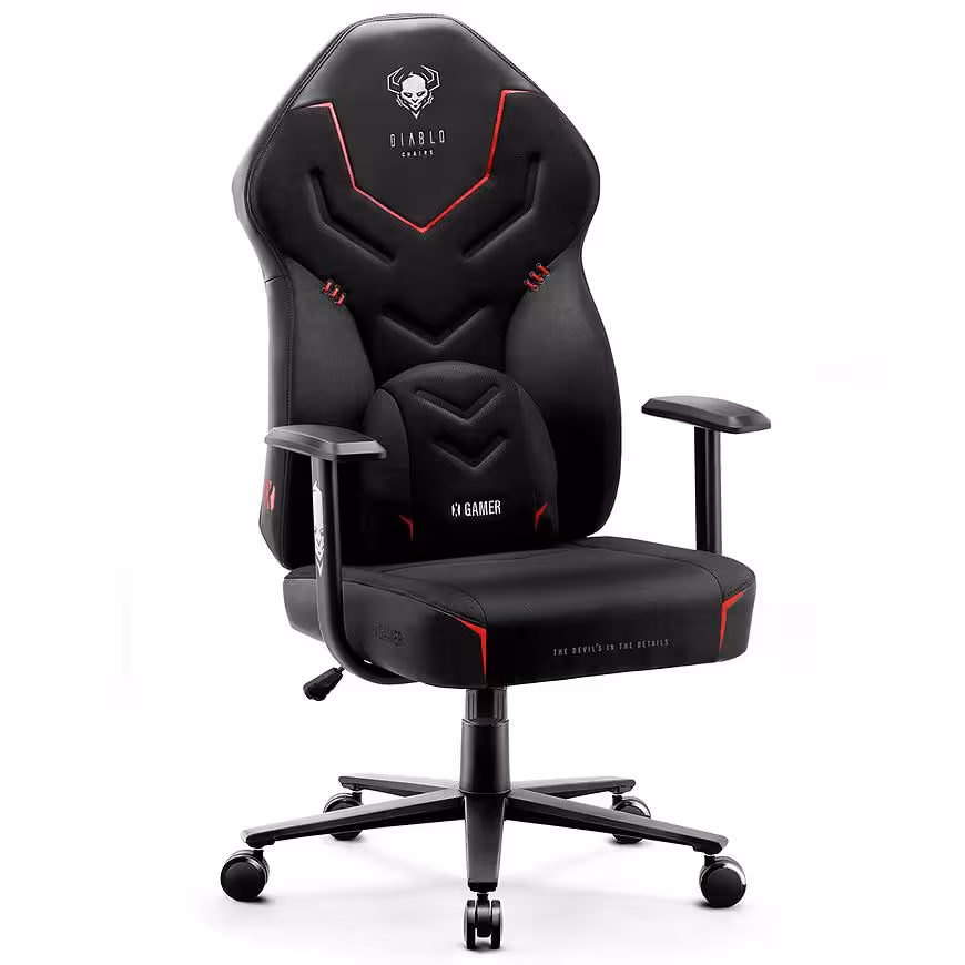 Fotel Gamingowy Dziecięcy Diablo X-Gamer 2.0 Darl Obsidian