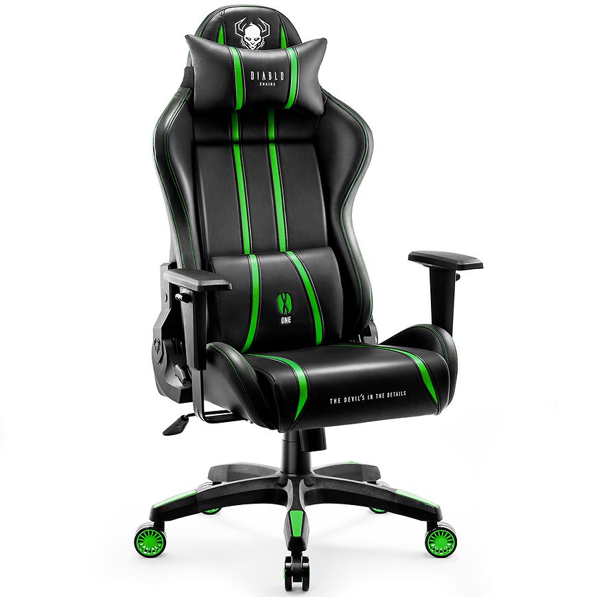 Fotel Gamingowy Normal Diablo X-One 2.0 Czarny/Zielony