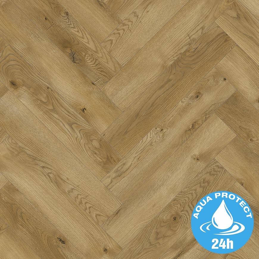 Panele podłogowe wodoodporne Dąb Royal 8mm AC5 Herringbone WR 64832