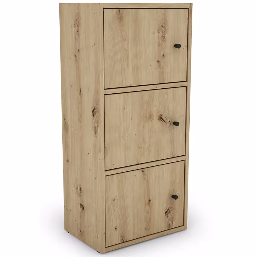 Regał KIKI artisan 2 półki 3 drzwi