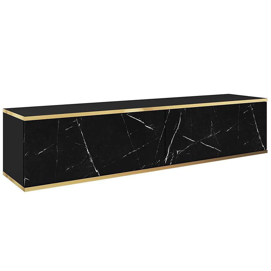 Szafka RTV Oro 135 czarny marmur