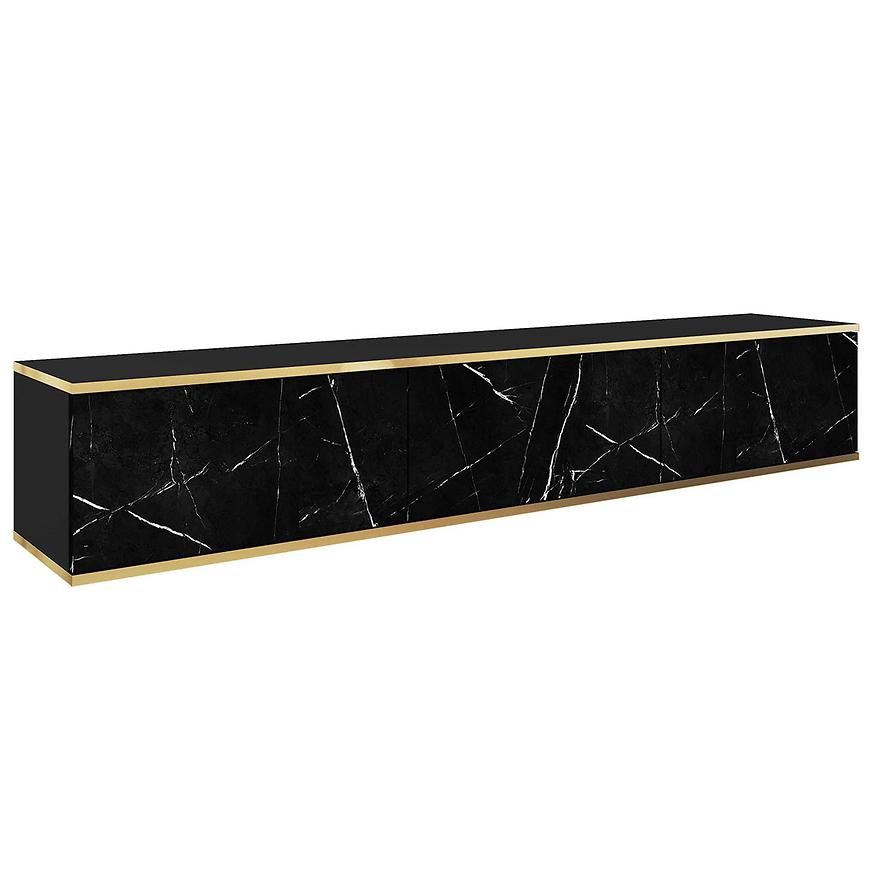Szafka RTV Oro 175 czarny marmur