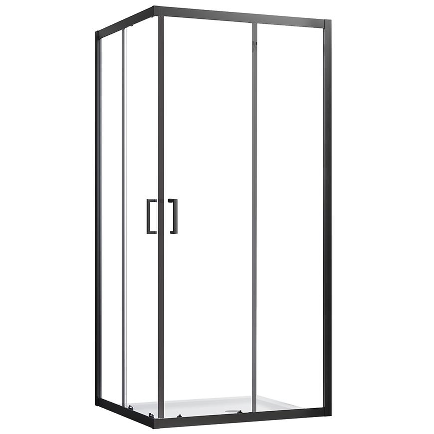 Kabina prysznicowa kwadratowa Mika 80x80x190 black