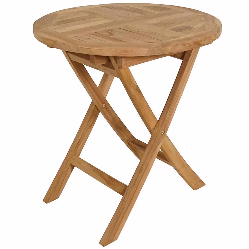 Drewniany stolik składany Dumai Teak 70x70 cm