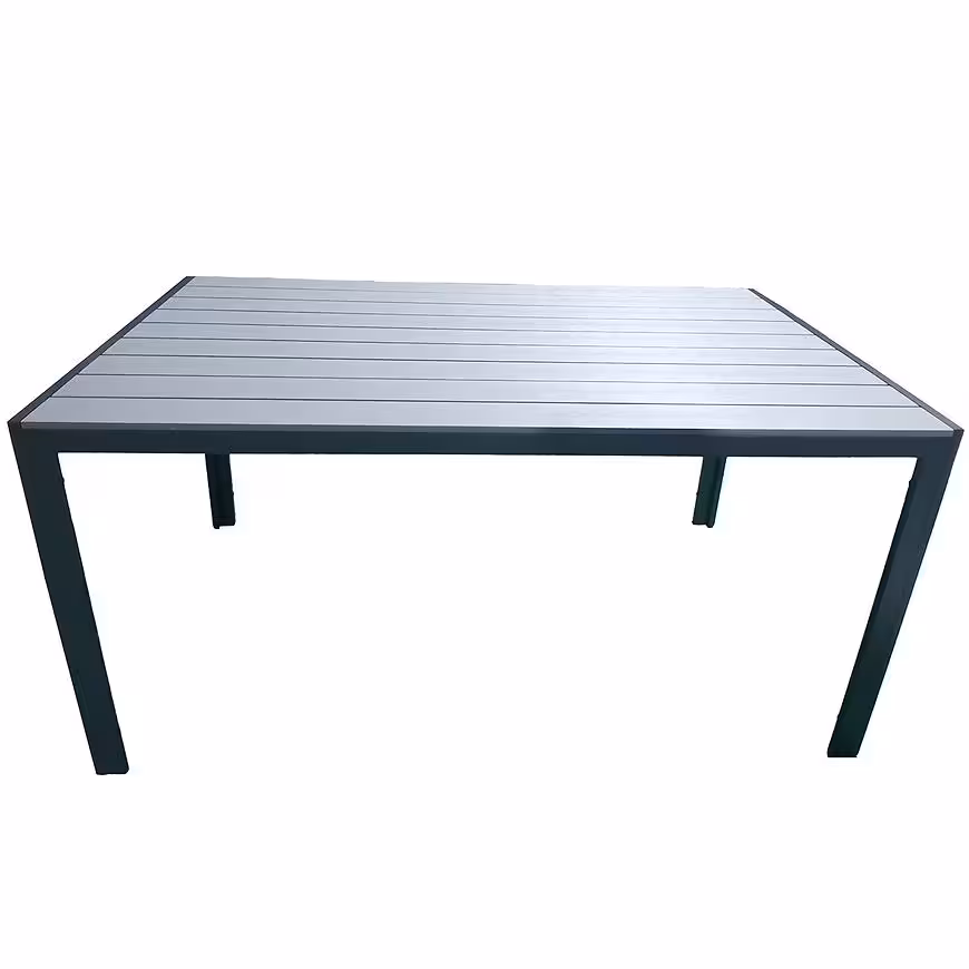 Stół Douglas szary z blatem polywood 150x90 cm