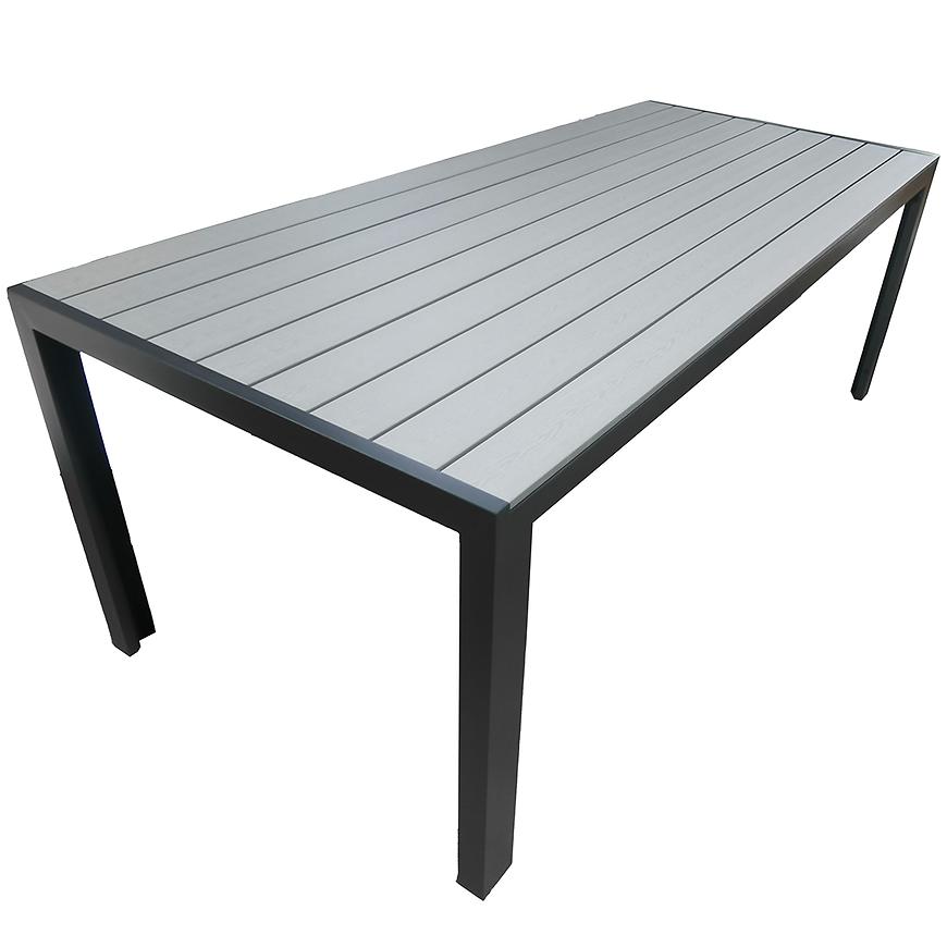 Stół Douglas szary z blatem polywood 205x90 cm