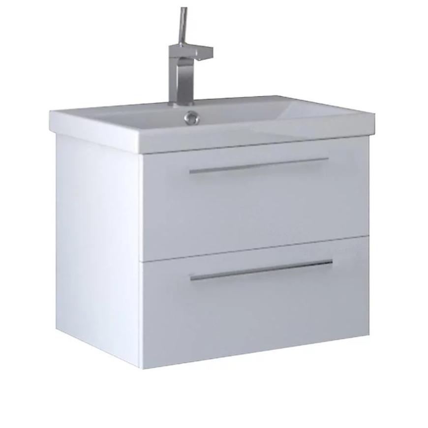 Zestaw szafka z umywalką Point D60 biały 521714