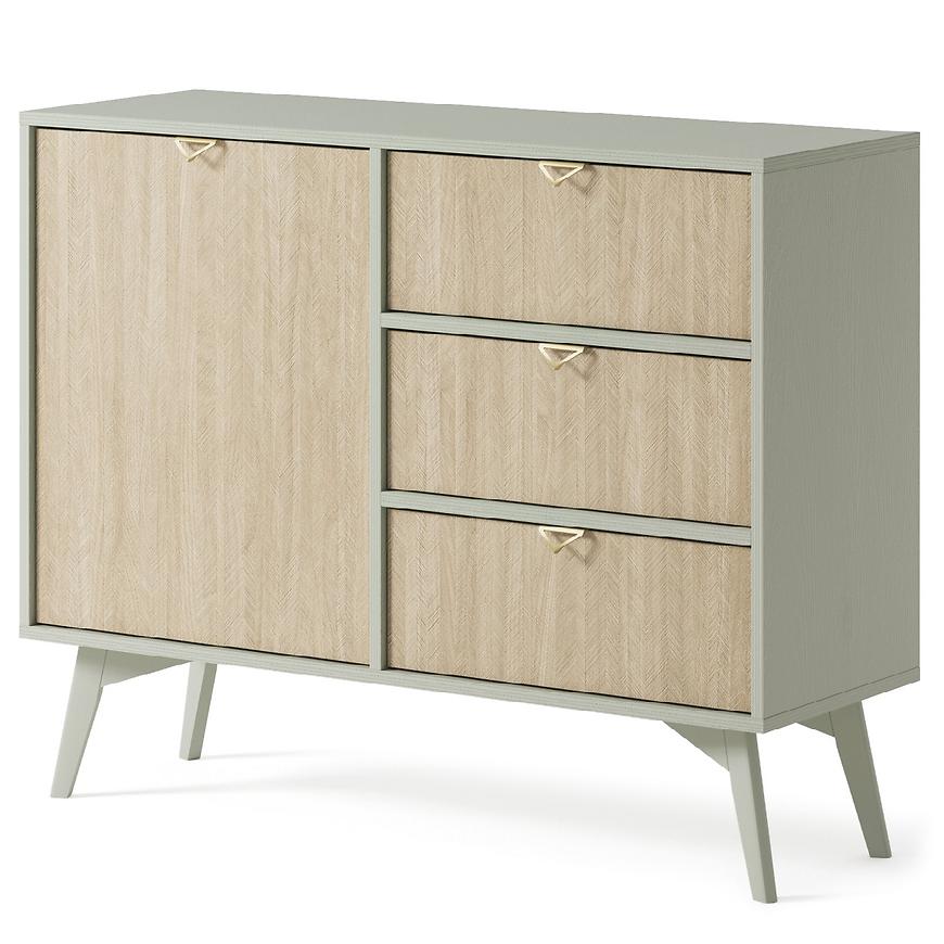 Komoda Forest KSZD106 eukaliptus/jodełka scandi