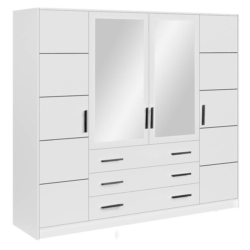 Szafa Bali 240 biała / lustro